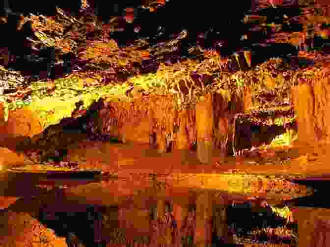 A Breathtaking Image Of A Vast Subterranean Cavern, Where Glittering Crystals Illuminate The Darkness, Creating An Otherworldly Spectacle That Sparks A Sense Of Awe And Wonder. On Earth As It Is: Tales From A Wondrous Land