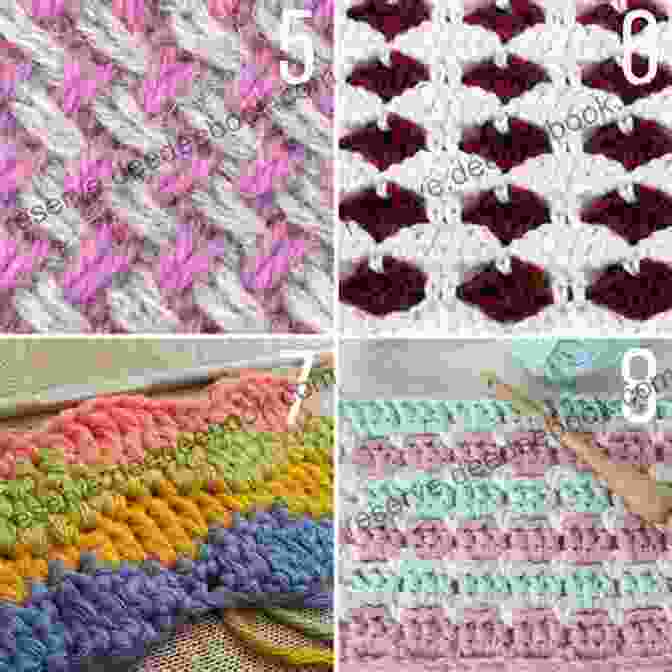 A Crocheted Cross Stitch Pattern In A Variety Of Colors. Easy Crochet Cross Pattern Leslie Woollard