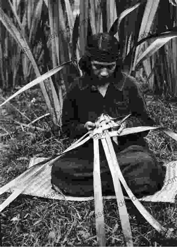 A Māori Woman Weaving A Flax Mat The Loving Stitch: A History Of Knitting And Spinning In New Zealand
