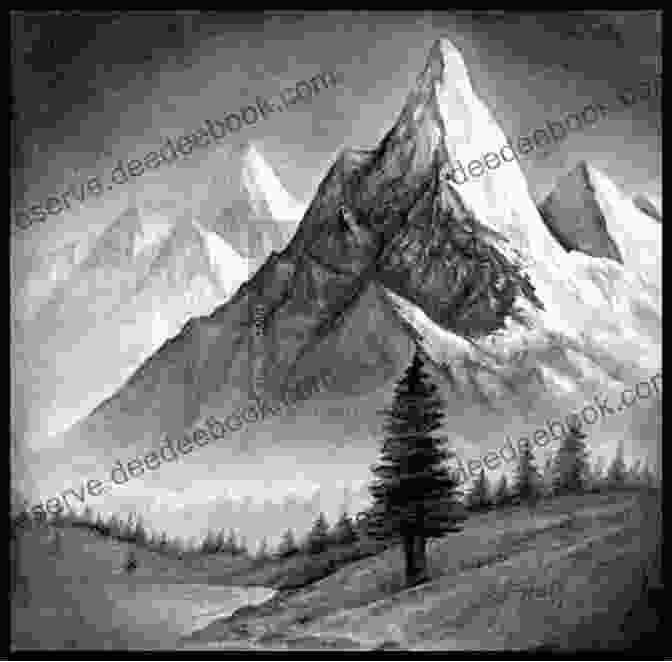 A Person Drawing A Sketch Of A Landscape With Mountains And Trees Using A Pencil On Paper Drawing Basics For Beginners Tips Tricks And Tools To Progress In Drawing