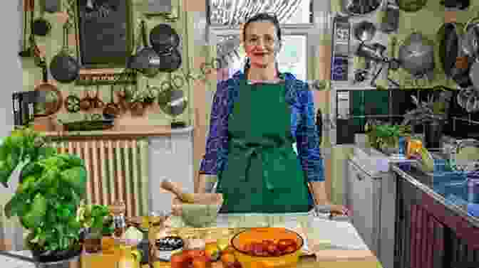 A Photograph Of Kristin Espinasse Cooking In A Provencal Kitchen Blossoming In Provence Kristin Espinasse