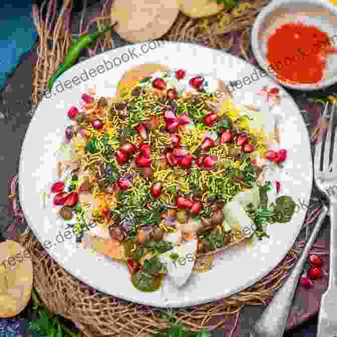 A Tangy Papdi Chaat Street Food Dish From Delhi, India. 101 Indian Street Food Dishes To Eat Before You Die