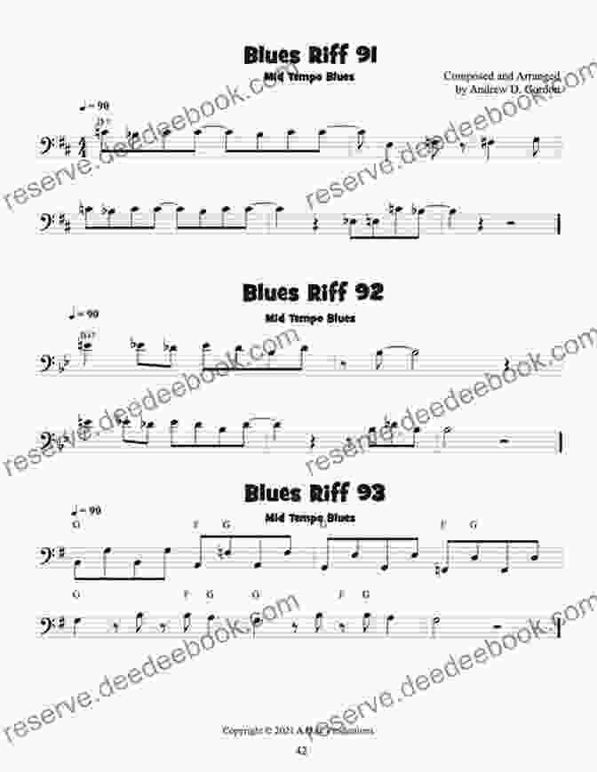 Bebop Blues Riff 100 Ultimate Jazz Riffs For Trombone