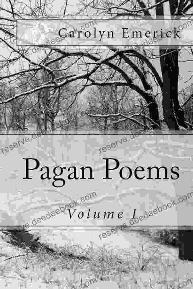 Carolyn Emerick, Author Of Pagan Poems, Standing In A Field With Her Hands Outstretched, Surrounded By Nature Pagan Poems Carolyn Emerick