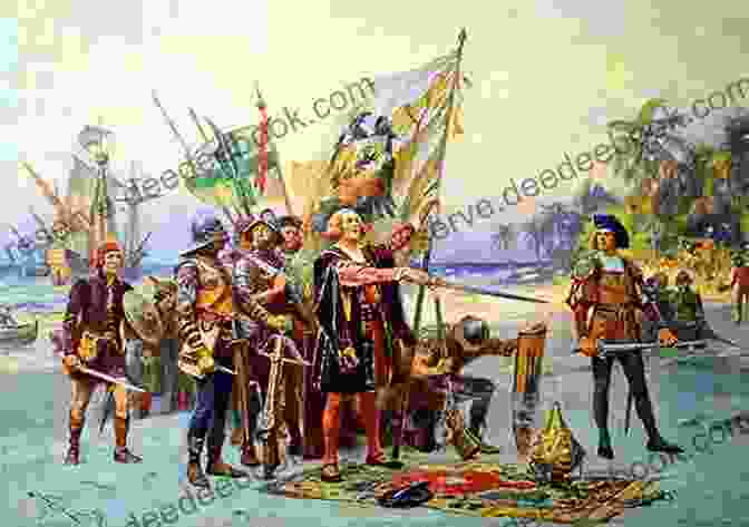 Christopher Columbus Arriving In The Americas The Overseas Adventures: The Story Of Discovery And Adventure