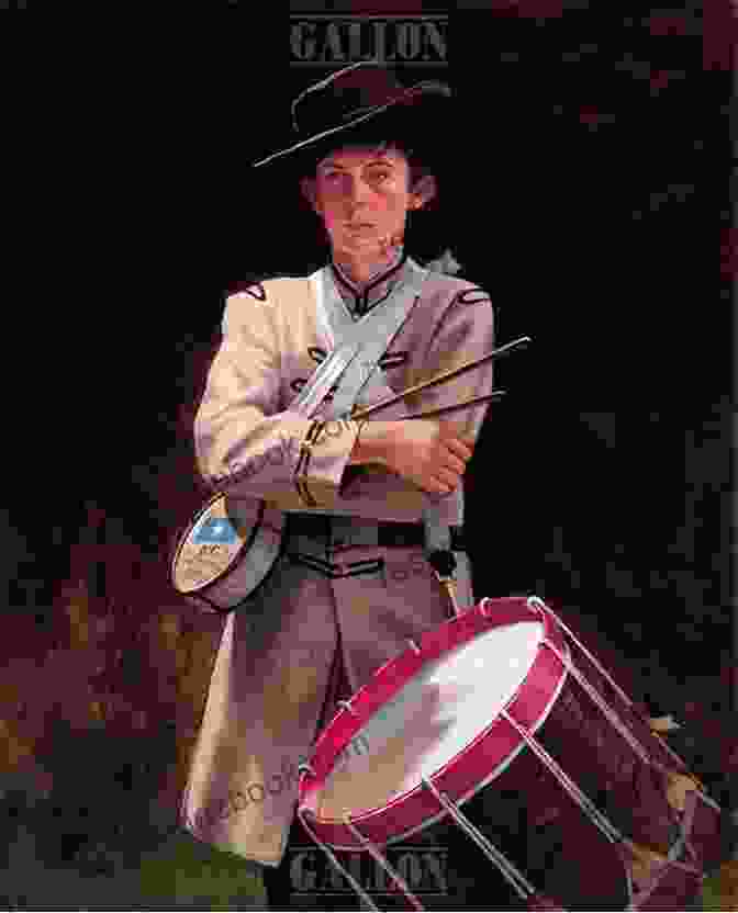 Close Up Of A Drummer Boy's Drum Adorned With The Union Flag, Symbolizing The Spirit Of The Troops. John Lincoln Clem: Civil War Drummer Boy (Based On A True Story)