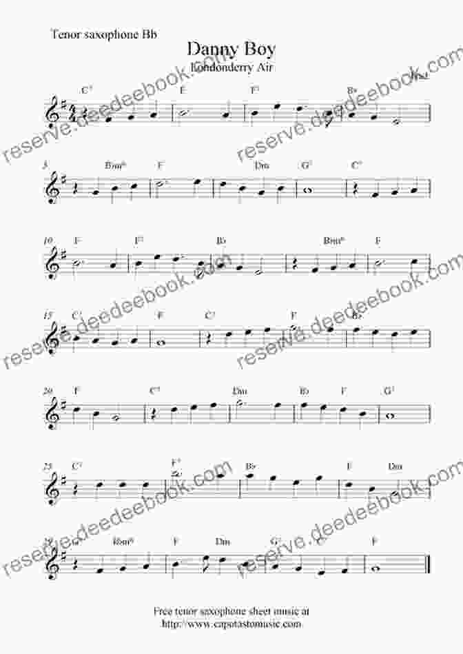 Danny Boy Sheet Music For Tenor Saxophone Easy Sheet Music For Tenor Saxophone With Tenor Saxophone Piano Duets 1: Ten Easy Pieces For Solo Tenor Saxophone Tenor Saxophone/Piano Duets