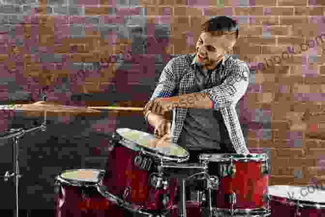 Drummer Playing Along With Music Using Headphones Drumming Glossary: Ways To Improve Your Drumming: Drumming Exercise Equipment