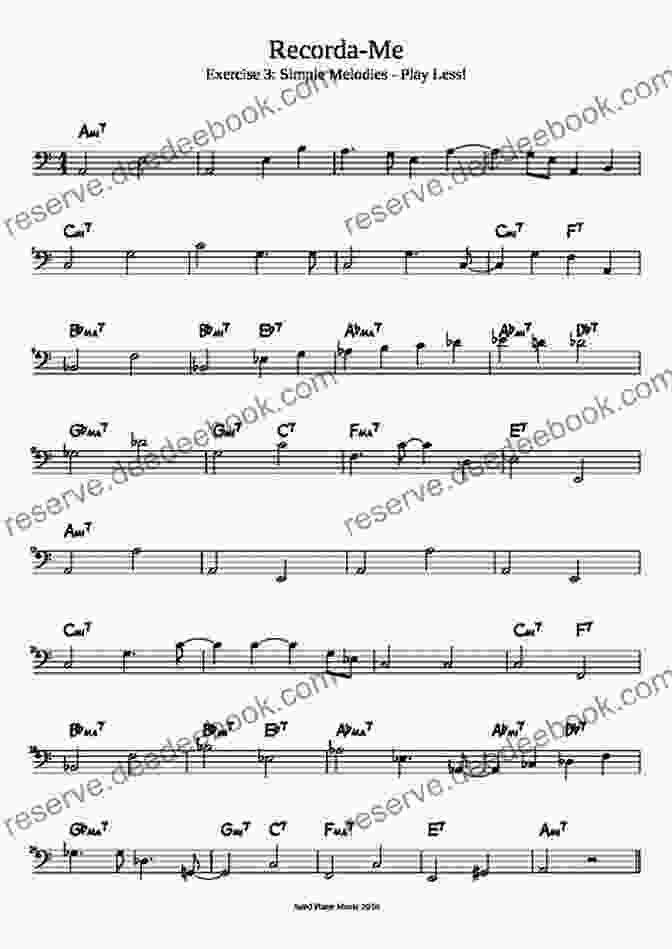 Exercise 3: Simple Melody Playing Tenor Sax Sheet Music With Lettered Noteheads 1: 20 Easy Pieces For Beginners