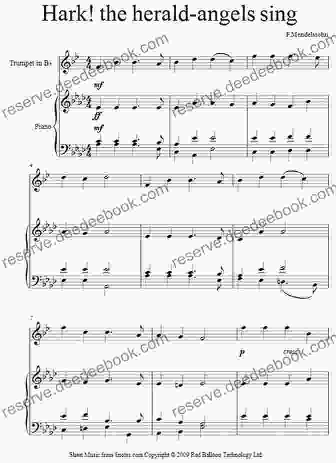 Hark! The Herald Angels Sing Trumpet Sheet Music 20 Easy Christmas Carols For Beginners Trumpet 1