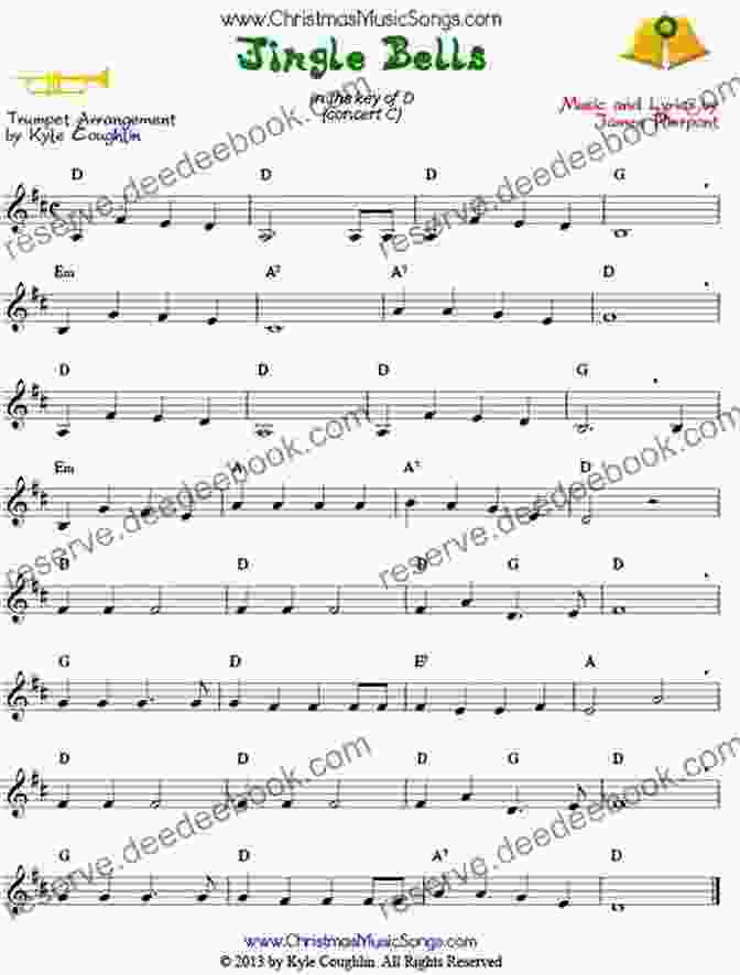Jingle Bells Trumpet Sheet Music 20 Easy Christmas Carols For Beginners Trumpet 1