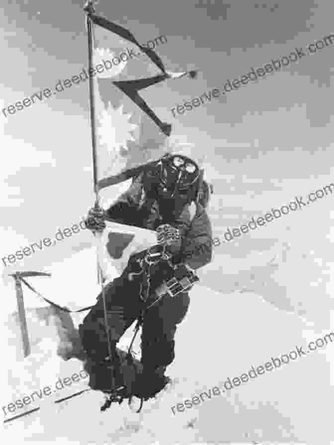 Junko Tabei Standing On The Summit Of Mount Everest With A Japanese Flag Junko Tabei Masters The Mountains (A Good Night Stories For Rebel Girls Chapter Book)