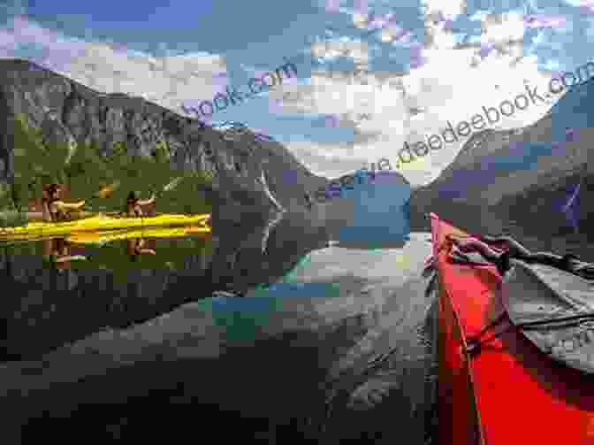 Kayakers Paddling Through A Tranquil Fjord In The Inside Passage Up The Airway (Coastal British Columbia Stories 5)