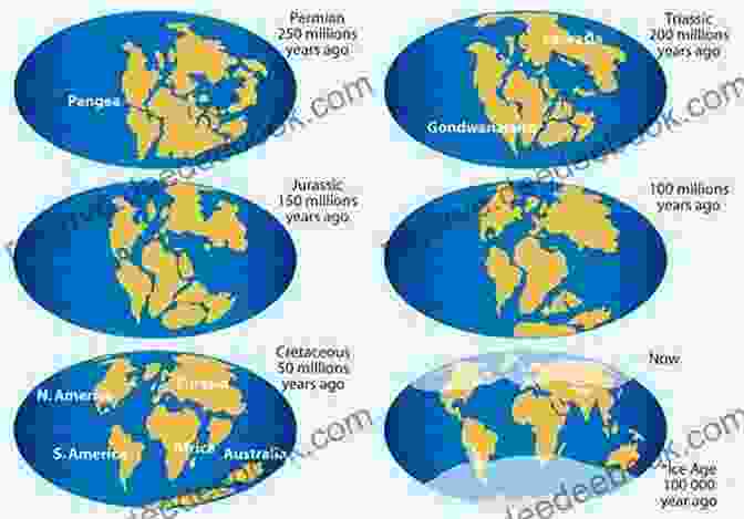 Map Showing The Movement Of The Continents Over Geological Time How To Pull Apart The Earth