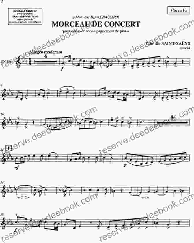 Morceau De Concert Sheet Music For French Horn And Piano Popular Standards For French Horn With Piano Accompaniment Sheet Music 1: Sheet Music For French Horn Piano