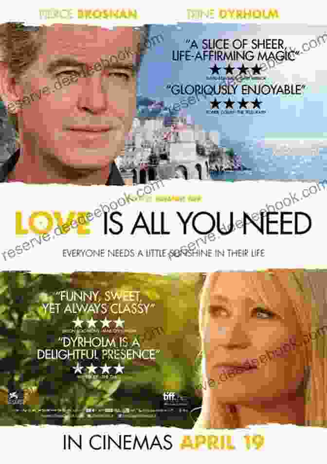 Movie Poster Of 'Love Is All You Need' With Pierce Brosnan And Trine Dyrholm Embracing Love Is All You Need: The Revolutionary Bond Based Approach To Educating Your Dog