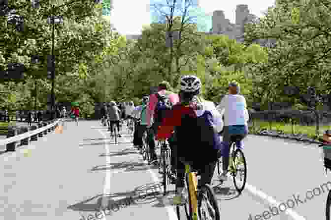 People Walking, Running, And Biking In Central Park On A Sunny Day. Come With Me To New York: A Newyorker Guides You In The Big Apple