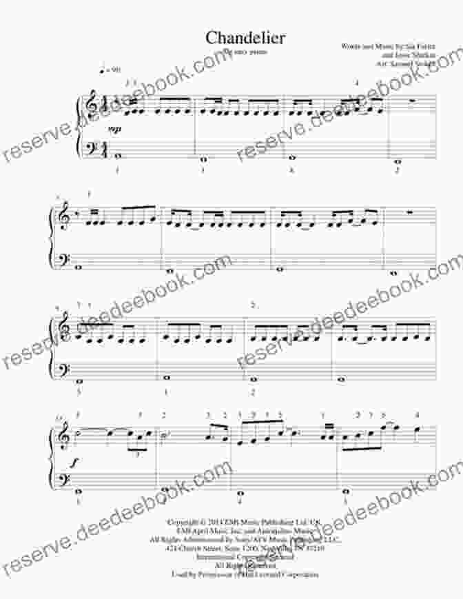 Sheet Music For Chandelier, An Easy Piano Piece For Beginners By Sia French Horn Sheet Music With Lettered Noteheads 1: 20 Easy Pieces For Beginners