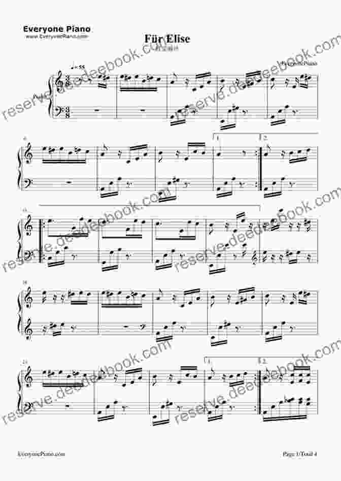 Sheet Music For Für Elise, An Easy Piano Piece For Beginners By Ludwig Van Beethoven French Horn Sheet Music With Lettered Noteheads 1: 20 Easy Pieces For Beginners