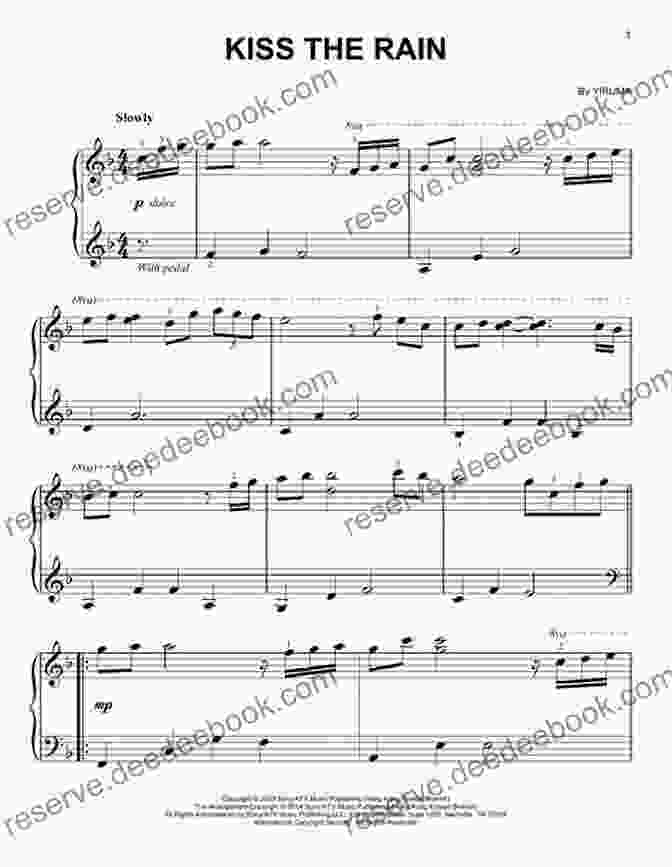 Sheet Music For Kiss The Rain, An Easy Piano Piece For Beginners By Yiruma French Horn Sheet Music With Lettered Noteheads 1: 20 Easy Pieces For Beginners