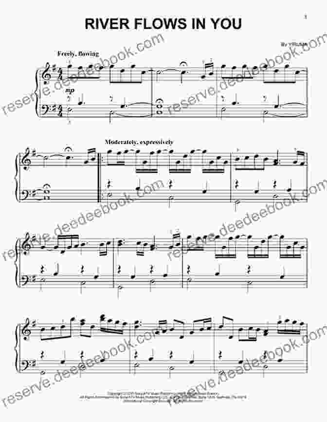 Sheet Music For River Flows In You, An Easy Piano Piece For Beginners By Yiruma French Horn Sheet Music With Lettered Noteheads 1: 20 Easy Pieces For Beginners