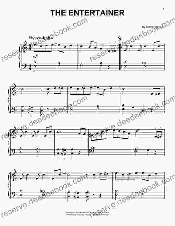 Sheet Music For The Entertainer, An Easy Piano Piece For Beginners By Scott Joplin French Horn Sheet Music With Lettered Noteheads 1: 20 Easy Pieces For Beginners