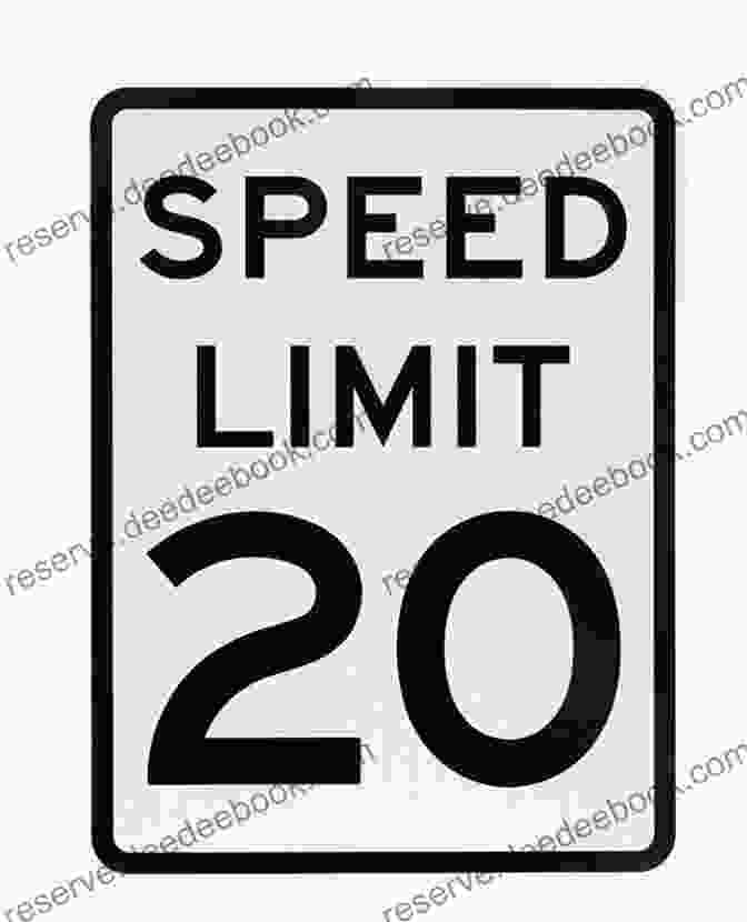 Speed Limit Sign Description: Speed Limit Sign 2024 DRIVERS PERMIT TEST FOR FLORIDA: With 330 Questions And Answers For DMV Written Exam Preparation (Study Guide) For New Drivers