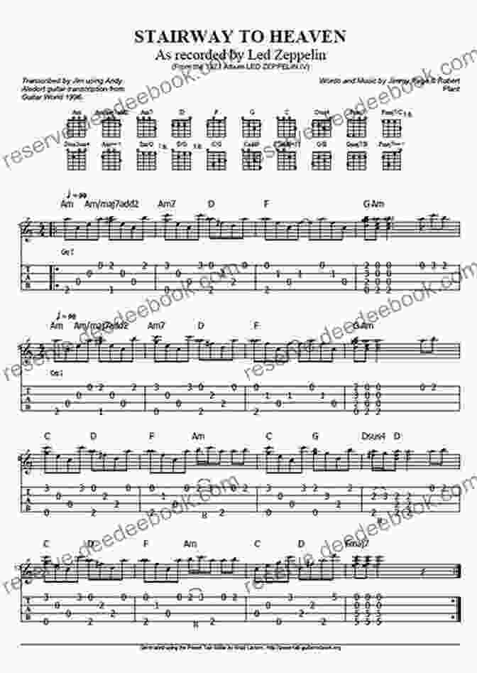 Stairway To Heaven Ukulele Tab Uke An Play Led Zeppelin: 16 Led Zeppelin Classics Arranged For Ukulele TAB Complete With Authentic Riffs And Solos