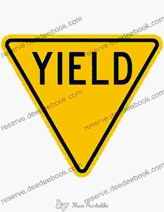 Yield Sign Description: Yield Sign 2024 DRIVERS PERMIT TEST FOR FLORIDA: With 330 Questions And Answers For DMV Written Exam Preparation (Study Guide) For New Drivers